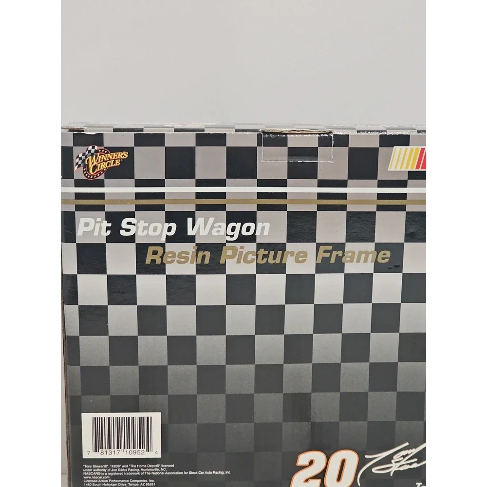 VTG Winner 's Circle The Home Depot #20 Tony Stewart Nascar Orange Picture Frame